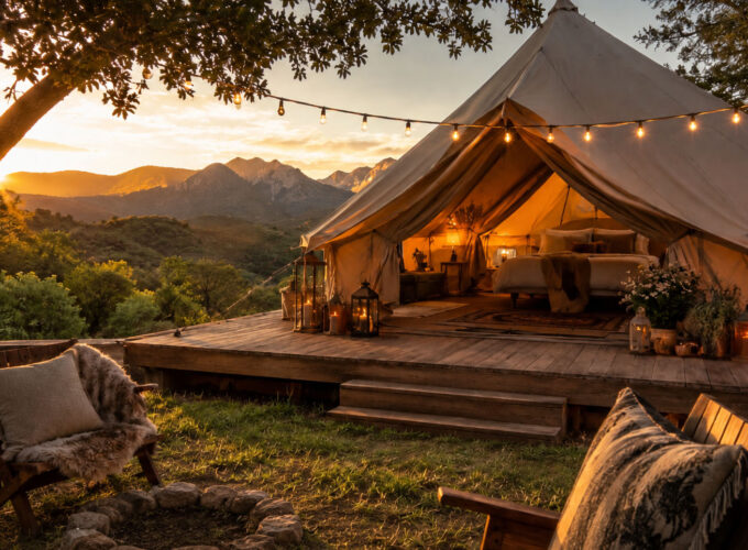Glamping v Evropě