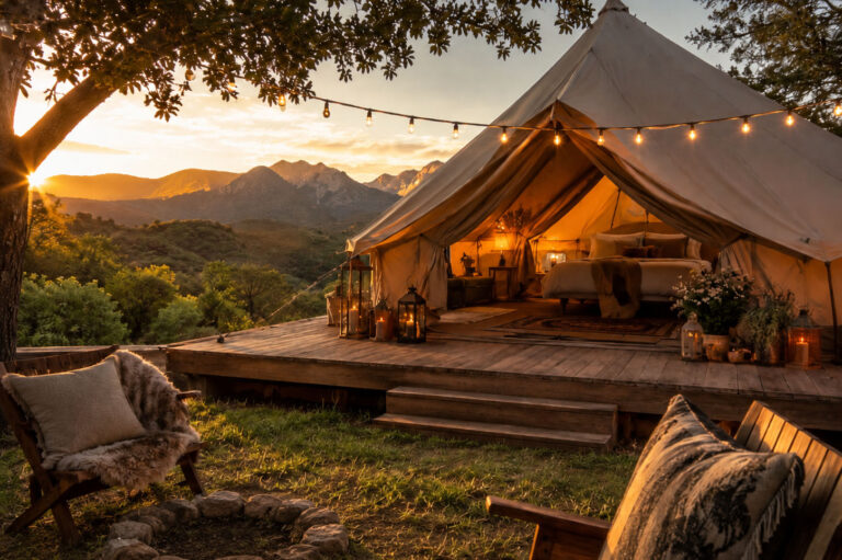 Glamping v Evropě